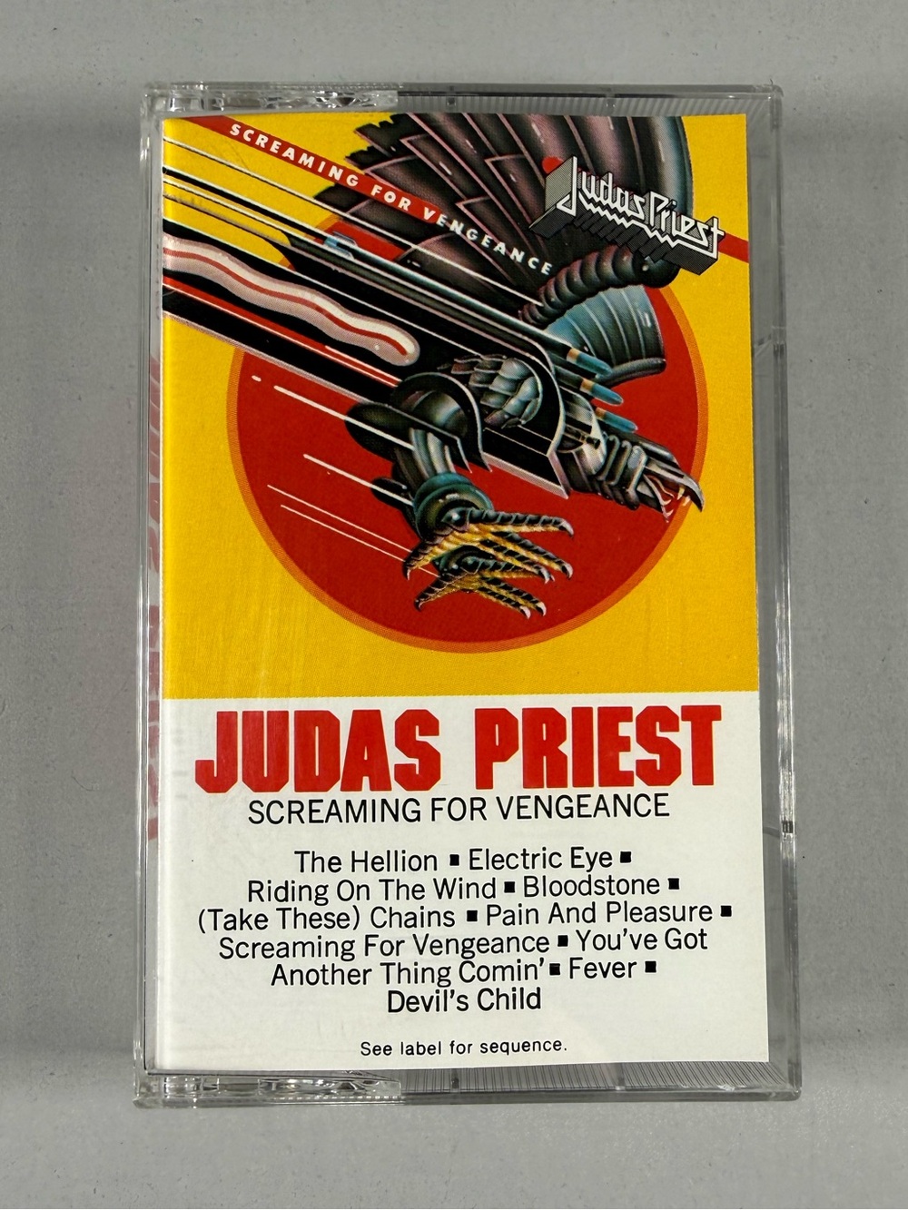 Judas Priest-Screaming For Vengeance Cassette Tape